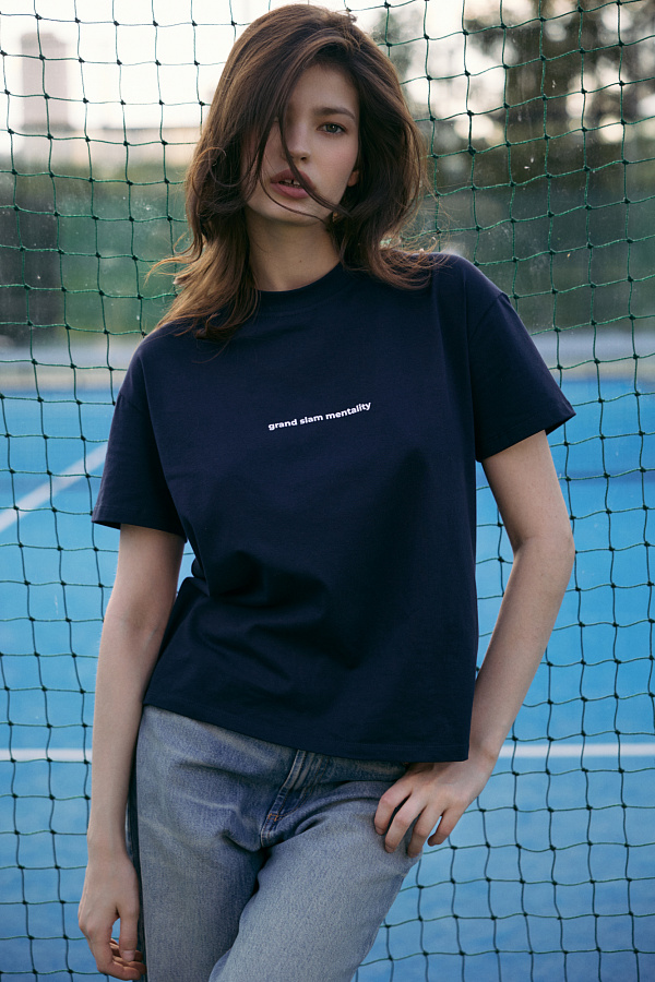 Футболка «Grand Slam Mentality» темно-синяя