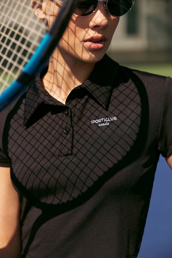 Костюм «Match point chic» в черном цвете
