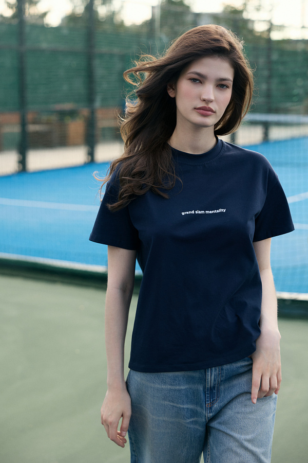 Футболка «Grand Slam Mentality» темно-синяя